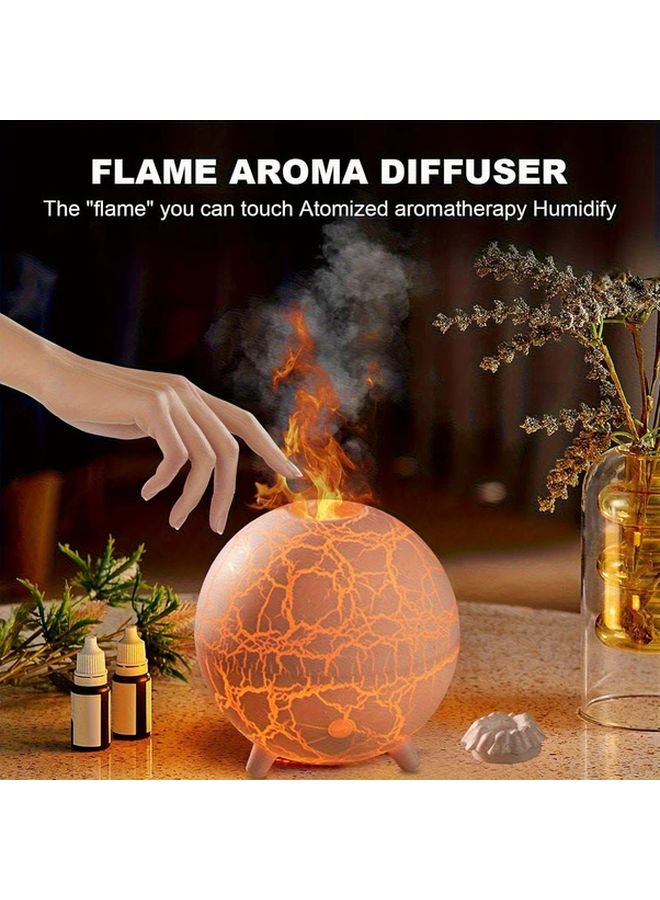 مُبَخِّرُ كْرَاكْ الأَبْيَضُ البُرْكَانِيُّ بِشُعْلَةٍ وَتَأْثِيرِ ثَوْرَانٍ بِسَبْعِ أَلْوَانٍ وَإِيقَافٍ آليٍّ سِعَةُ 200 مِلْ - Image 5